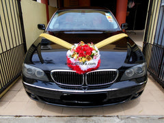 Gold/Red/White Theme Car Decoration  - WED0751