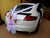 Simple Theme Car Decoration( White/Pink) - WED0742
