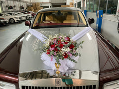 Fresh Rose Theme car Decoration - WED06553