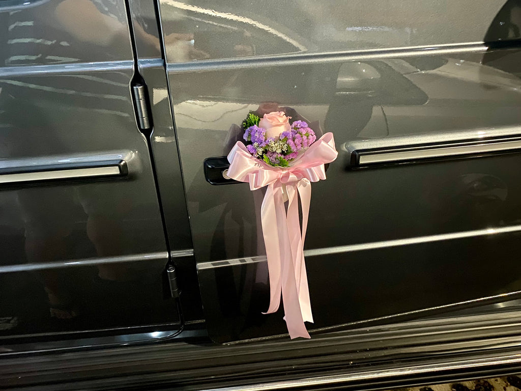 Fresh Rose Theme car Decoration - WED40633 – BTflorist