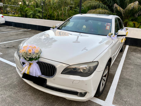 Simple Theme Fresh Flower Car Decoration - WED06449