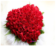 Big Heart Roses Arrangement - WED0530