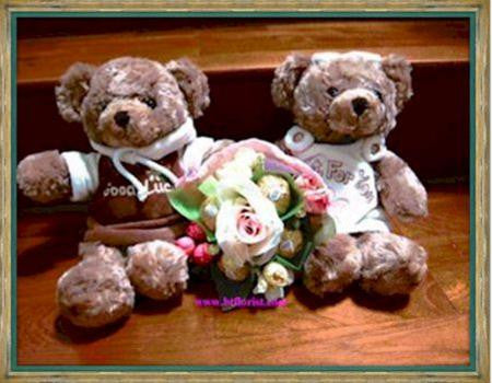 Good Luck Couple Bear   - BWF3528