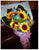 Sunflower & Blue Rose    - FBQ1153