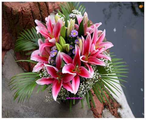 Lilies (In Vase)   - TBF4045