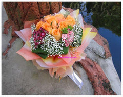 Orange Rose Bouquet      - FBQ1170