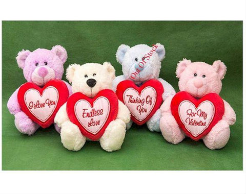 6” Bear with Heart   - MOD667