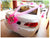 Deluxe Pink Theme Car Decoration   - WED0682