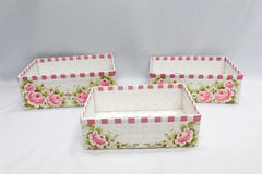 Flora Tray  Set of 3   - BAS0522M