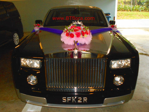 Red/Pink/Purple Theme Car Decoration - WED0735