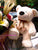 15" Heart String Bear (cream colour)     - BEB582C