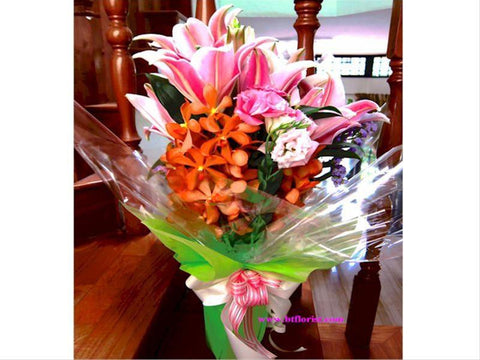 Orchid & Lily Bouquet       - FBQ1007val