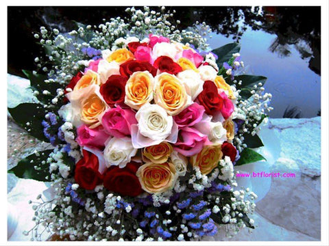 Colourful Rose Bouquet     - FBQ1067