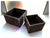Square Wooden Tray (Set of 2)   - BAS7617