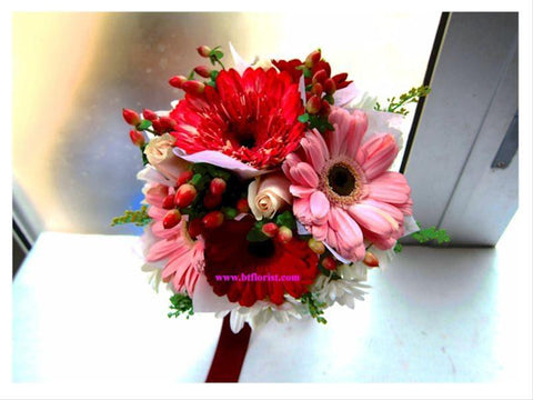 Gerbera Bridal Bouquet  - WED0141