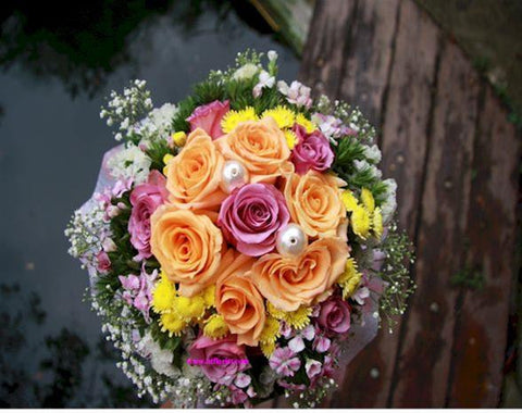 Simply Beautiful Bridal Bouquet  - WED0146