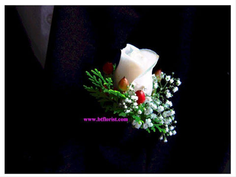 White Rose Corsage II - WED0219