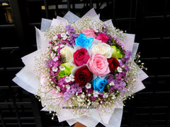 Colourful Rose Bouquet   - FBQ1239