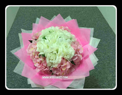 Artificial Rose & Hydrangea Bouquet -ART8066