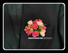 Artificial Pink rose Corsage  - ART0468