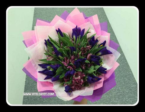 Iris & Alstroemeria Bouquet - FBQ1267