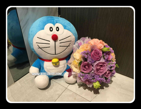 Doraemon w flower Bouquet     - BWF3756val