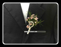Wax Flower Boutonniere - WED0324