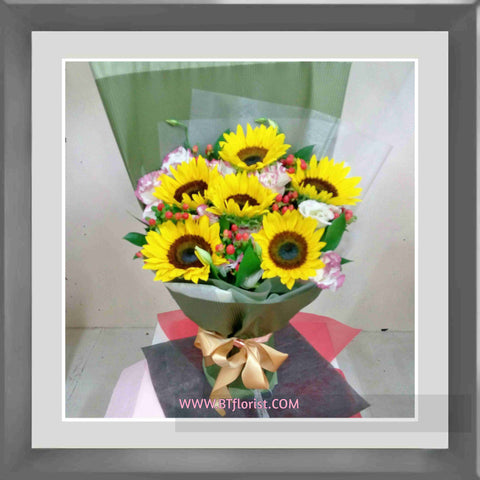 Sunflower & Eustoma    - FBQ1199