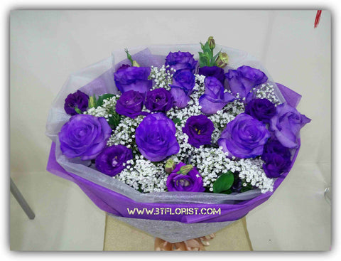 Purple Rose Bouquet - FBQ1204