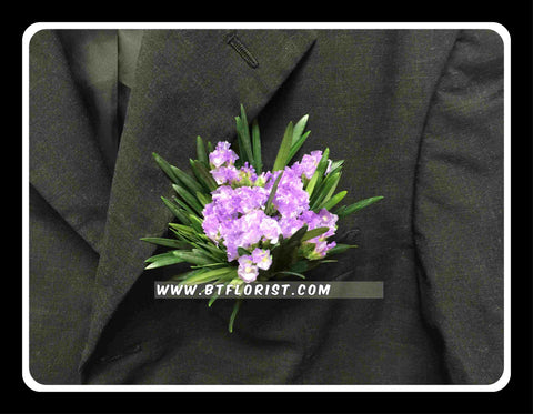 Simple Statice Corsage - WED0300