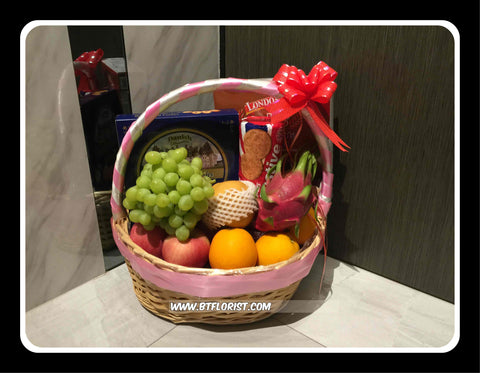 Fruits & Biscuit Hamper - FRB5543