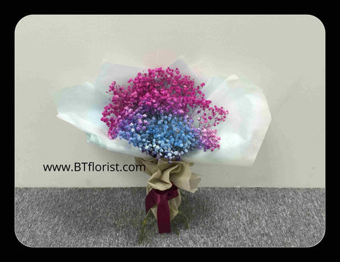 Colour Baby Breath Bouquet      - FBQ1536