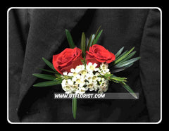 Double Rose Corsage - WED0318