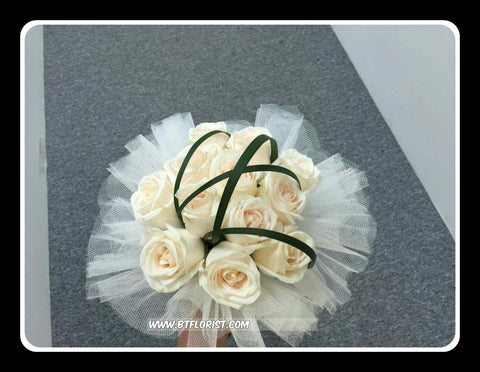 Simple Rose Bridal Bouquet  - WED0131