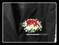 Double Carnation Corsage  - WED0249