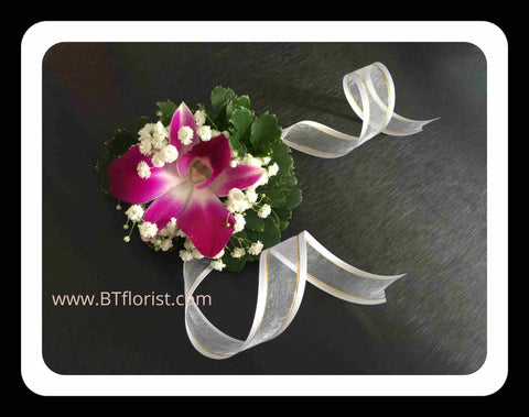 Fresh Orchid Wrist Corsage - WED0579