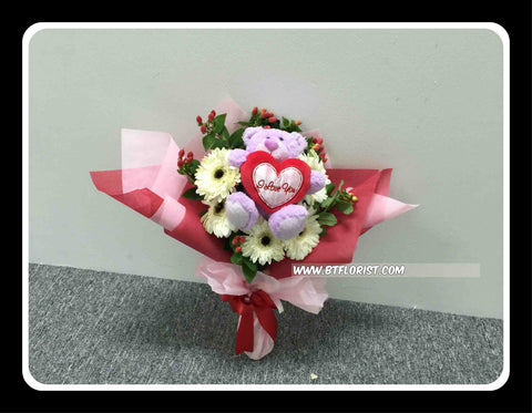 I Love U Bouquet      - BBQ1372val