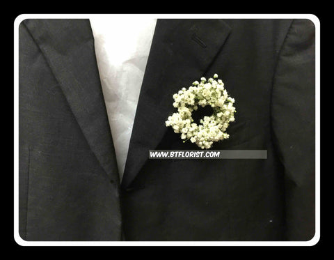 Special Baby Breath Corsage - WED0403