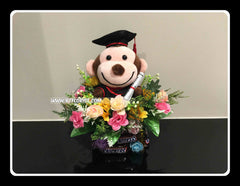 Graduation Monkey Arrangement   - BWF3601