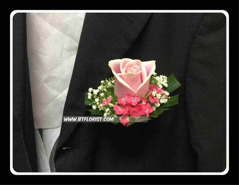 Pink Rose Corsage II - WED0208