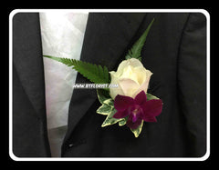 Rose n Orchid Corsage - WED0399