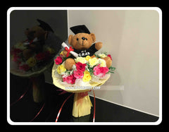 Graduation Diploma Bear Bouquet  - BBQ2340