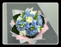 Hydrangea & Rose Bouquet       - FBQ1600