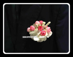 Artificial Hydrangea n Rose Corsage  - ART0434