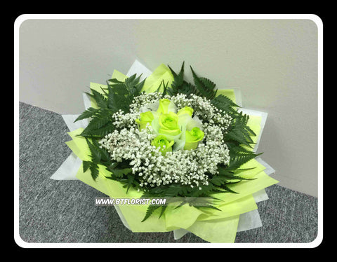 Green Rose Bouquet       - FBQ1322