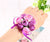 Artificial Sweet Rose Wristlet   - WED0263A