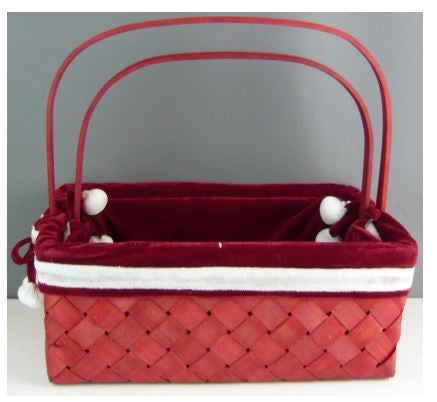 Red Basket Set of 2 - BAS0555