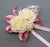 Artificial Champagne Rose Wristlet - WED0366A