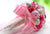Pink White Brooch Bouquet   - WED0387