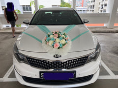 Tiffany/pink Theme Car Decoration - WED0884
